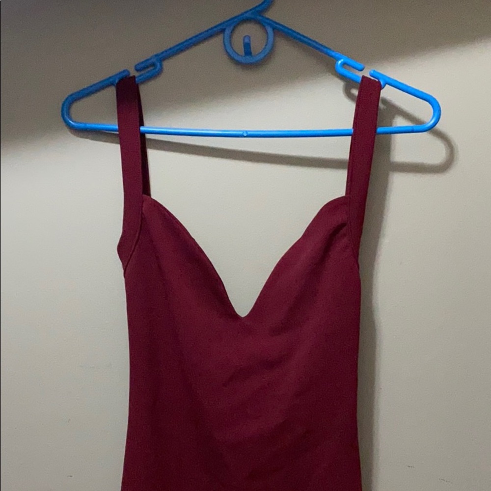 NWT Nastygal Wine Midi Dress